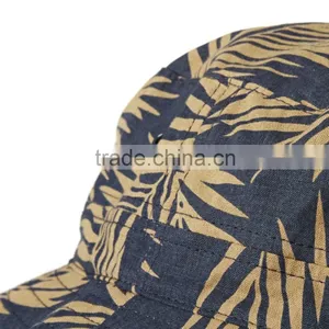 Custom Fashion Tie Dyed Marijuana Bucket Hat thumbnail-5