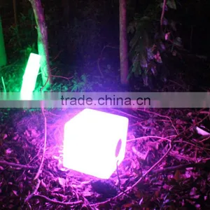 Solar Led Lamp Cube With Bluetooth Speake Stereo and Remote Control YXF-3030BS thumbnail-5