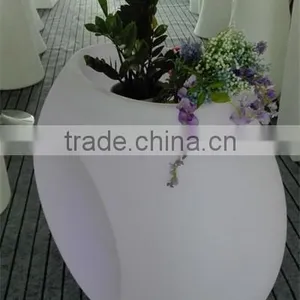 New PE Plastic Flowerpot With LED Lights & Lighting YXF-11090 thumbnail-4