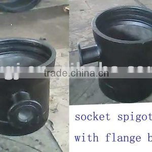 Socket Spigot Tee With Flanged Branch Pipe Fitting thumbnail-1
