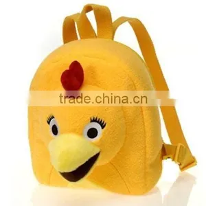 Plush Chick Travel Backpack 9" /Stuffed Yellow Chicken Backpack thumbnail-1
