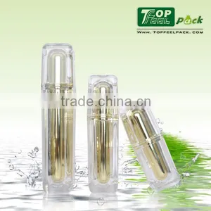 2015 Hot Sale Luxury 15ml 30ml Gold Acrylic Empty Cosmetic Bottle thumbnail-1
