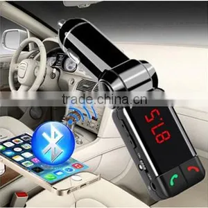 BC06 On-board Mp3 Bluetooth Hands-free Phone Car Charger USB FM Transmitters Double USB Interface2015 thumbnail-3