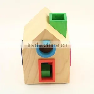 Miniature Wooden Toys House,wooden Educational Blocks Toys,intelligence Toy thumbnail-1