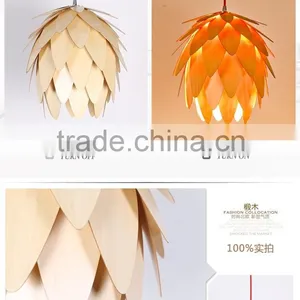 Wooden LED Pendant Light JK-8005B-29 China Supplier High Quality Indoor Pendant Lamp Wooden Lights thumbnail-4