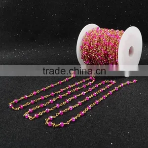 Natural Red Agate Stone 5mm Round Faceted Beaded Rose Quartz Beads Chain-Free Shipping thumbnail-2
