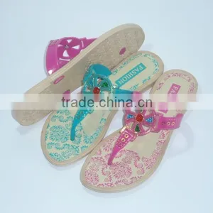 New Design Beautiful Girls Candy Color PCU Slippers thumbnail-2