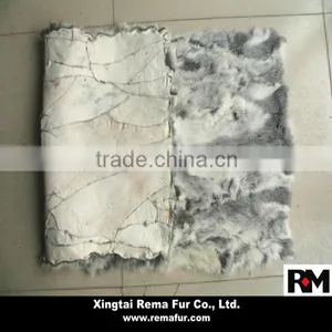 100% Real Patched Rabbit Fur Plate For Garments thumbnail-4