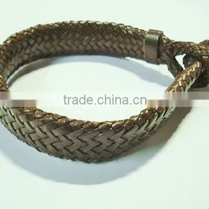 Braided Leather Bracelet thumbnail-1
