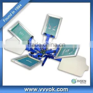 Manual Double Station 4 Color Screen Printing Table thumbnail-1
