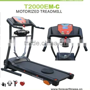 6 in 1 Multi-function Treadmill 1.5hp Manual Incline Motorized Treadill With Massager thumbnail-1