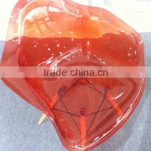 PC Transparent EMES DAW Plastic Chair, HYX-602 thumbnail-5