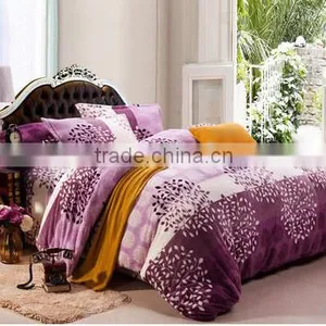 2015 New Design Polyester 3 Pcs Set Flannel Comforter Cover and Pillowcase thumbnail-1