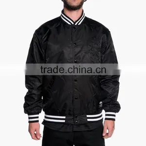 Satin Baseball Jacket,custom Satin Baseball Jacket,customized Satin Baseball Jacket thumbnail-1