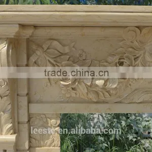 China High Quality Luxury Natural Stone Fireplaces thumbnail-6