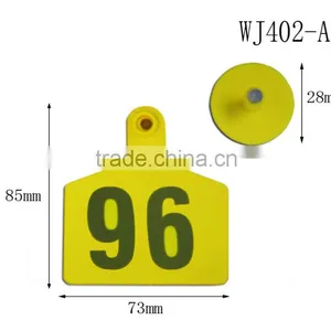 WJ402-A Laser Printing Blue Cow Ear Mark thumbnail-3