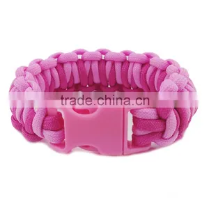 550 Paracord Survival Bracelets With Side Release Buckle as Camping Accessories thumbnail-2