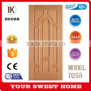 Latest Single Engineered Wood Panel Door Design thumbnail-1