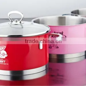 High Quality Aluminum Stock Pot CS560D CE FDA SGS thumbnail-2