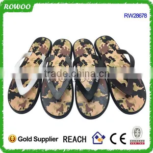 Hot Sale Camo Print Summer Beach Walk Men Beach Slipper thumbnail-1
