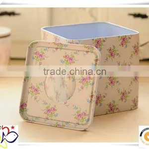 China Supplier Metal Tissue Box/square Tin Box/thin Metal Box thumbnail-1