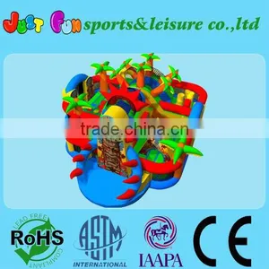 Tiki Inflatable Obstacle Course thumbnail-1