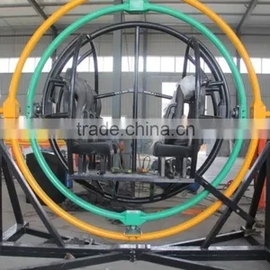 Justfun Amusement Park Game Machine for Sale/ 6 Seat Human Gyroscope thumbnail-1