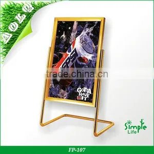 L Shape Sign Stand for Hotel thumbnail-1