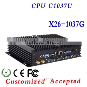Fanless Mini Computer Station pc 32bit Color Depth Thin Client XCY X26-1037G Support All Kinds of HD Movies thumbnail-1