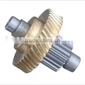 BRASS Worm Gear and Worm Shaft thumbnail-1