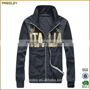 2016 Best Quality Custom Logo 100%polyester Jacket in New Model Wholesale thumbnail-3
