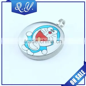 Cute Design Cartoon Pendant Jewelry Doraemon Pendant Necklace for Kids thumbnail-1