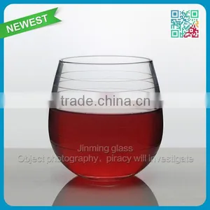 Best Selling Mouth Blown Glass Stemless Glass Wine Cup thumbnail-5