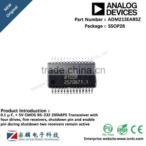 Genuine Original ADM213EARSZ SSOP28 SSOP28 ADM213 Transceiver thumbnail-1
