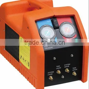 A/C Portable Car Air Condition Service Full Automatic 4-valve Refrigerant Recovery Unit Machine for R134, R410a, R22 RECO230 thumbnail-1