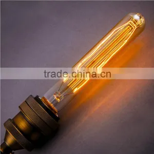 Vintage Cylinder Amber Filament Bulb Edison Lamp Bulb thumbnail-1
