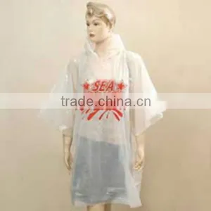 100% Waterproof PE Raincoat thumbnail-1