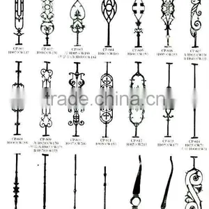 Top-seling Hand Forged Wrought Iron Gate Parts LB06-F-F-0028 thumbnail-1