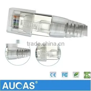 Made in China RJ45 Shielded Cat5e Cable 24AWG Strain Copper Network Patch Cord Cables thumbnail-1