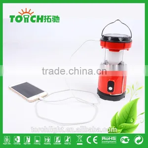 Inner Battery Rechargeable LED Lantern Light Portable Lighting Emergency Lights Camping Tent Lamps Solar Charge Torch thumbnail-5