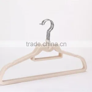 Velvet Flocked Clothes Hangers With Logo thumbnail-5