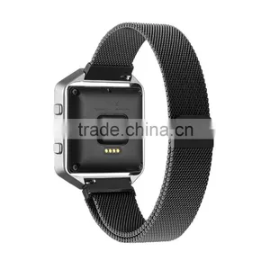 Milanese Magnetic Loop Stainless Steel Watch Band for Fitbit thumbnail-4
