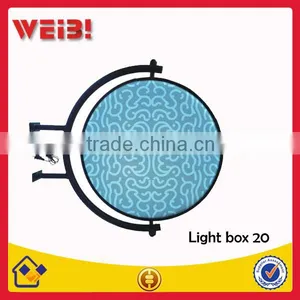 Round Rotating Advertising Light Box, Acrylic Light Box thumbnail-1