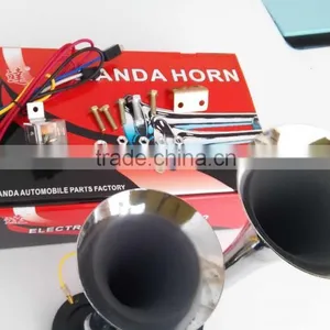 Car Boat Truck Loud 12V 128db Compressor Twin Trumpet Air Horn thumbnail-4