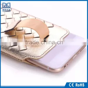 Customized Fashion PU Material Pull Out Leather Phone Case for Phone Pouch thumbnail-1
