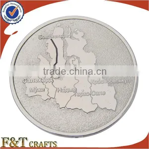 Customize Stamped Cut Out Bronze Metal Plating Military Coin Euro thumbnail-3