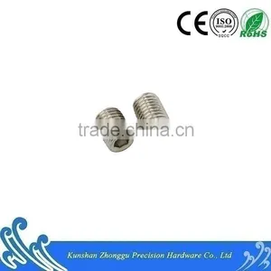 DIN913 Stainless Steel Hexagon Socket Set Screws With Flat Point With Nickel Plating thumbnail-3