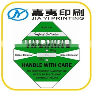 Promotion Impact Indicator Shockwatch Label Prevention Damage Customize Indicator thumbnail-3