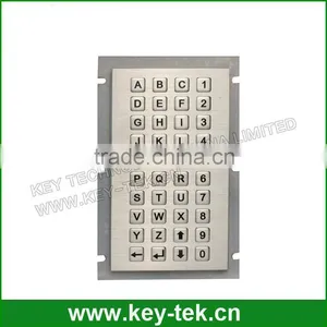 40 Keys Compact Format Dot Matric Keypad With Rear Panel Mounting thumbnail-1