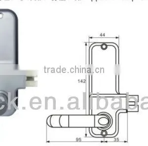 Glass Dependent Mechanical Code Glass Door Lock,password Code Glass Lock ,no Battery Password Glass Door Lock thumbnail-1